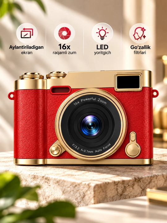 M9 Digital Camera — Mini Raqamli Fotoapparat - 