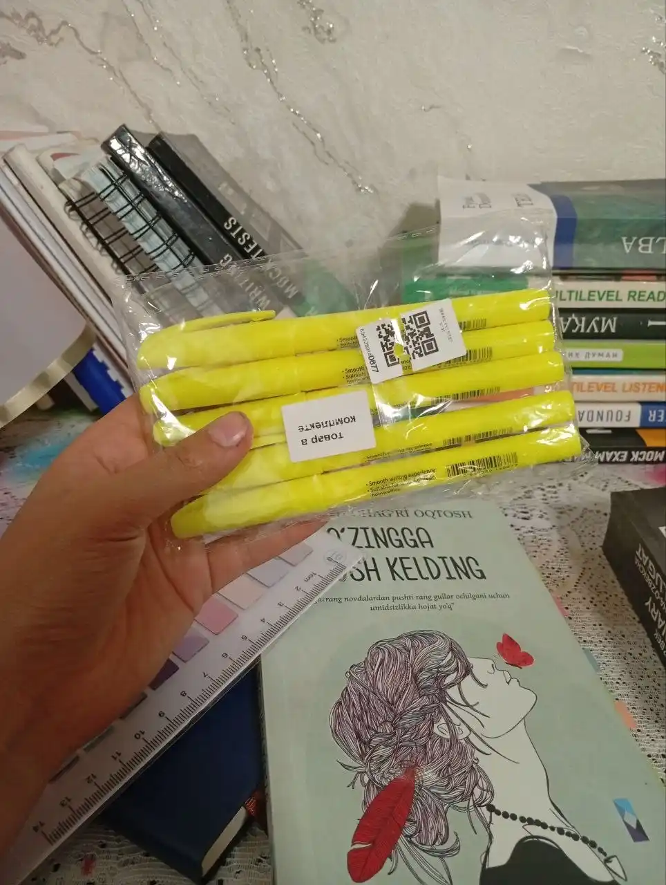 Tekst-marker Beifa HY515-05B7, to‘plamda 5 dona