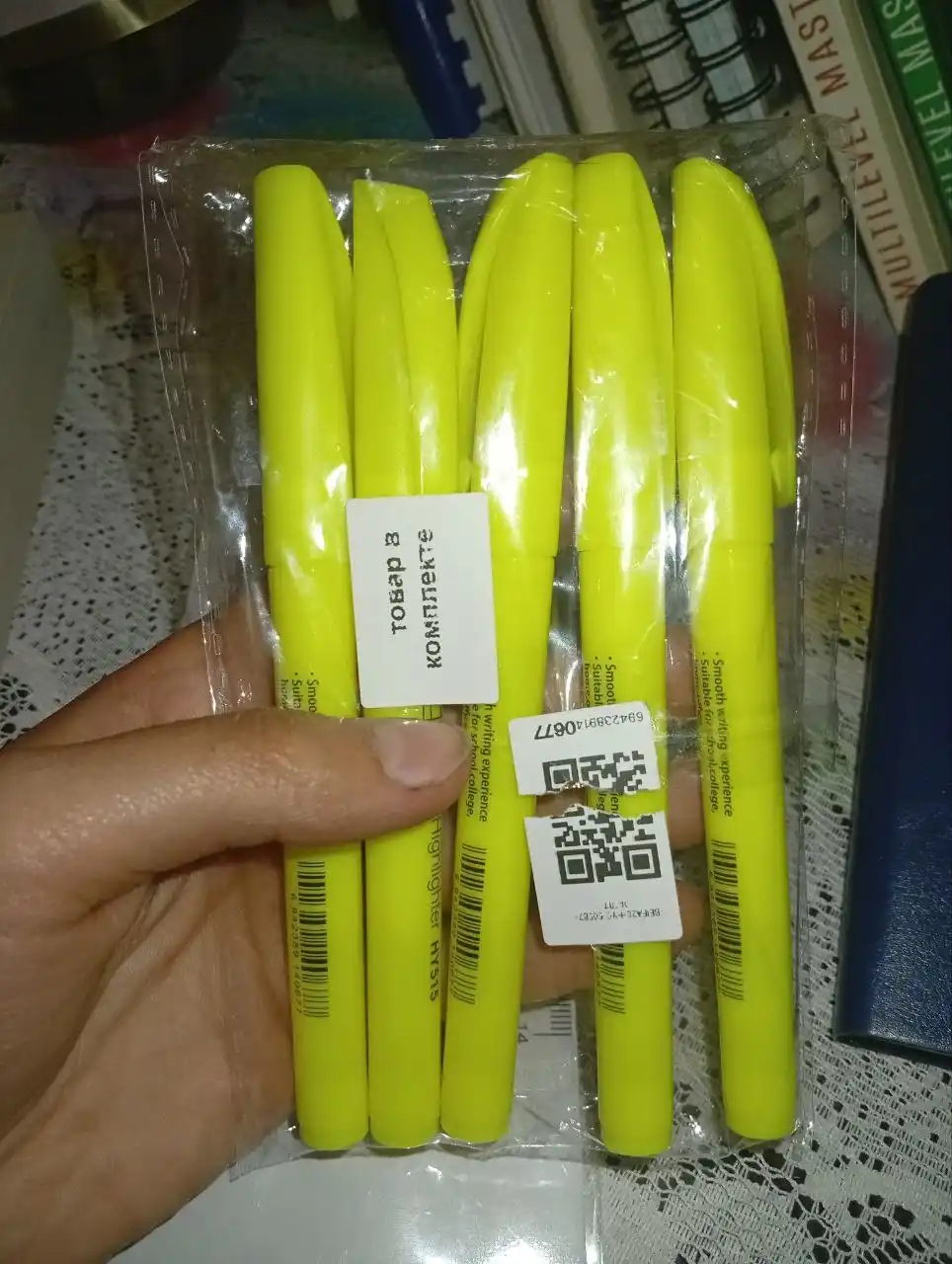 Tekst-marker Beifa HY515-05B7, to‘plamda 5 dona