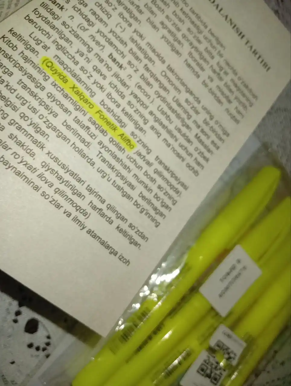 Tekst-marker Beifa HY515-05B7, to‘plamda 5 dona
