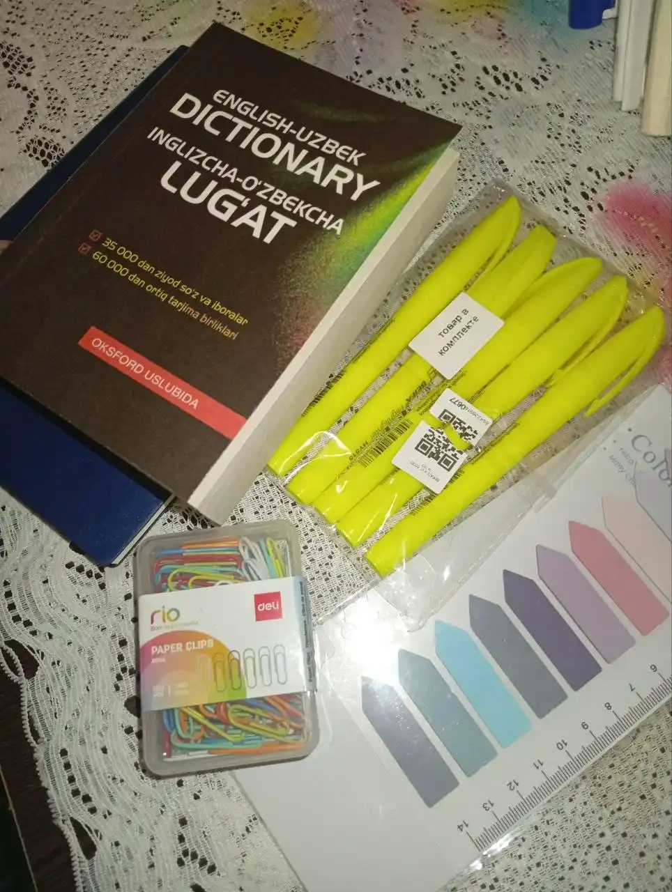 Tekst-marker Beifa HY515-05B7, to‘plamda 5 dona