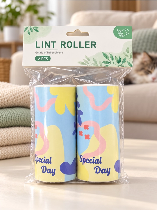 Lint Roller yopishqoq roligi uchun almashtiriladigan bloklar, 2 dona - 