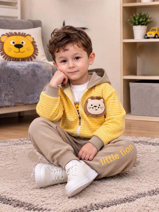 Детский комплект одежды "Alex", тройка, Supreme, 100% хлопок, возраст: 3-4-5-6 лет