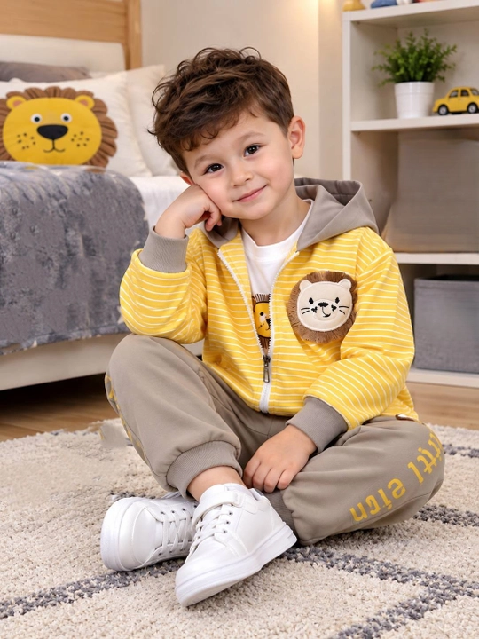 Детский комплект одежды "Alex", тройка, Supreme, 100% хлопок, возраст: 3-4-5-6 лет