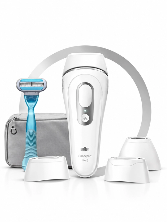 Braun Silk-expertPro 3 PL3221 fotoepilyator, tuklarni yo‘qotish uchun, 300 000 ta chaqnash  
