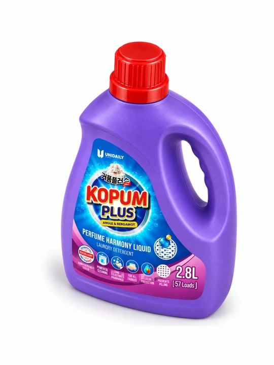 KOPUM PLUS Sweet Lily kir yuvish geli 2,8 l - yangilik, tozalik, avtomat, yarim avtomat