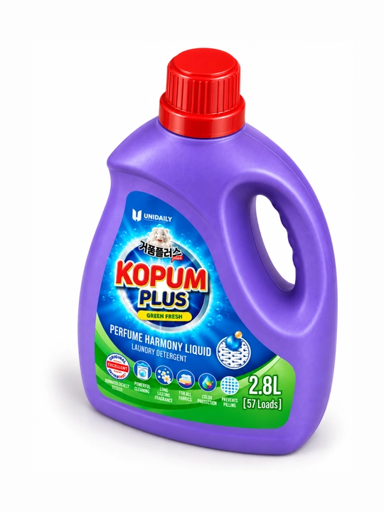 KOPUM PLUS Sweet Lily kir yuvish geli 2,8 l - yangilik, tozalik, avtomat, yarim avtomat