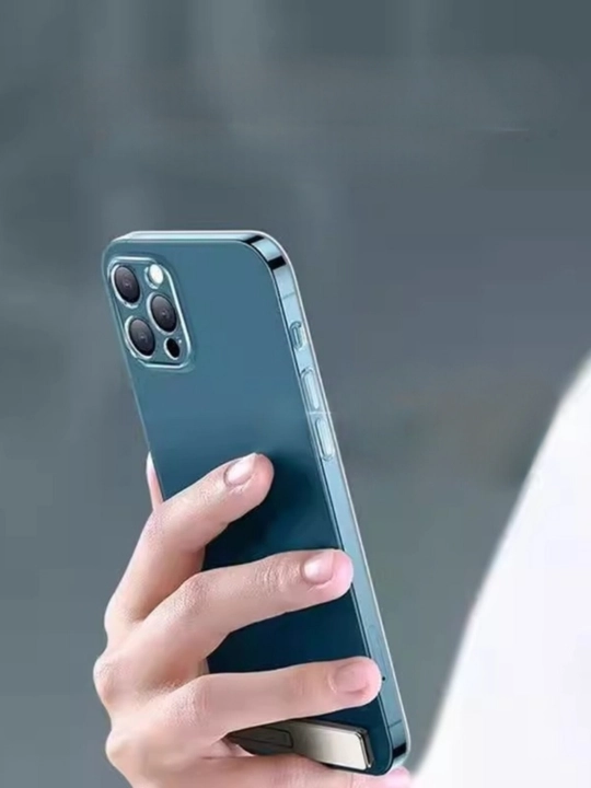 Telefon uchun metall podstavka, yelimlanadigan ixcham tutqich