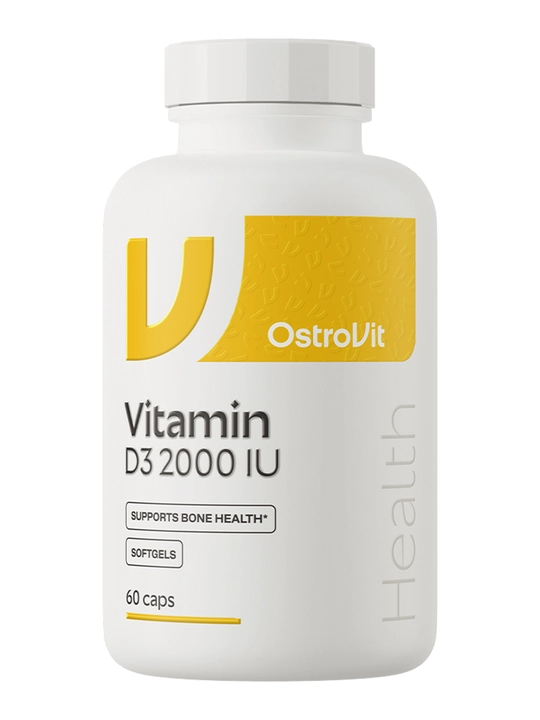 OstroVit Vitamin D3 2000 IU, 60 kapsula