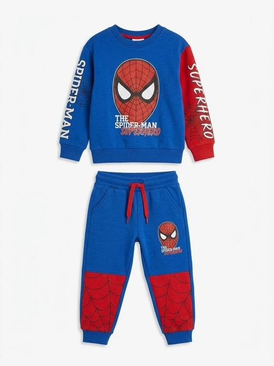 Детский костюм Spider-Man для мальчика, свитшот и штаны, 2–5 лет