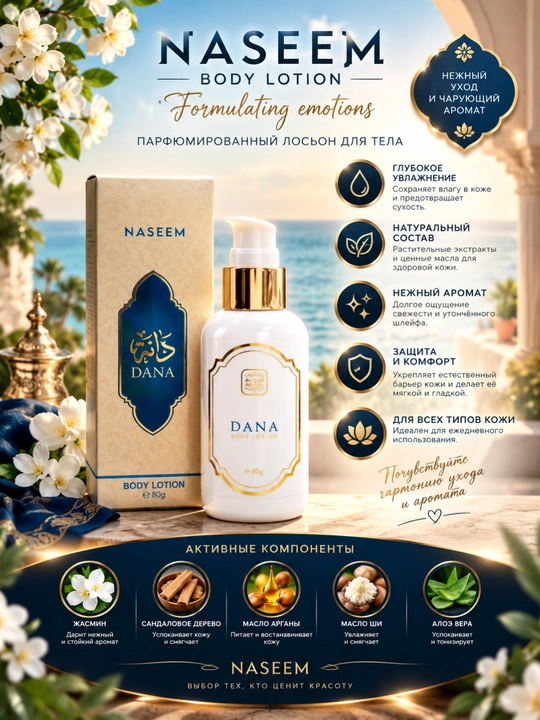 Парфюмерный лосьон для тела Body Lotion, 80 г - 