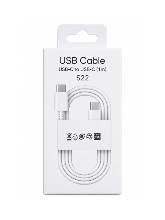 Кабель USB-C to USB-C 1 м, кабель для зарядки и передачи данных - 