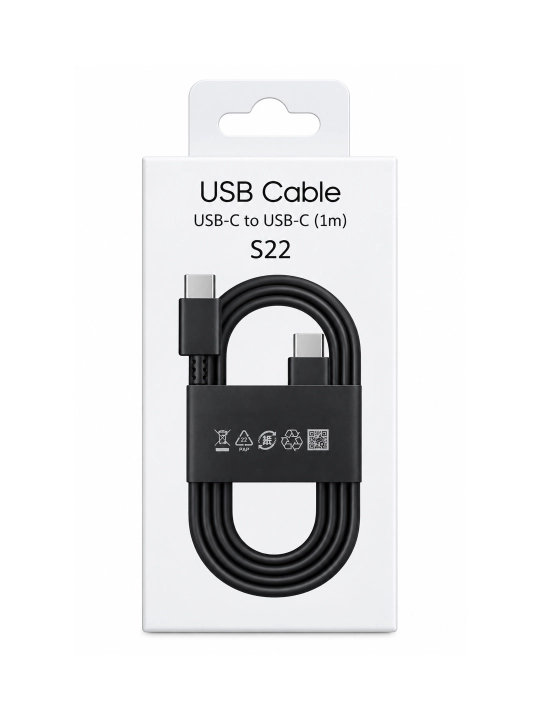 Кабель USB-C to USB-C 1 м, кабель для зарядки и передачи данных - 