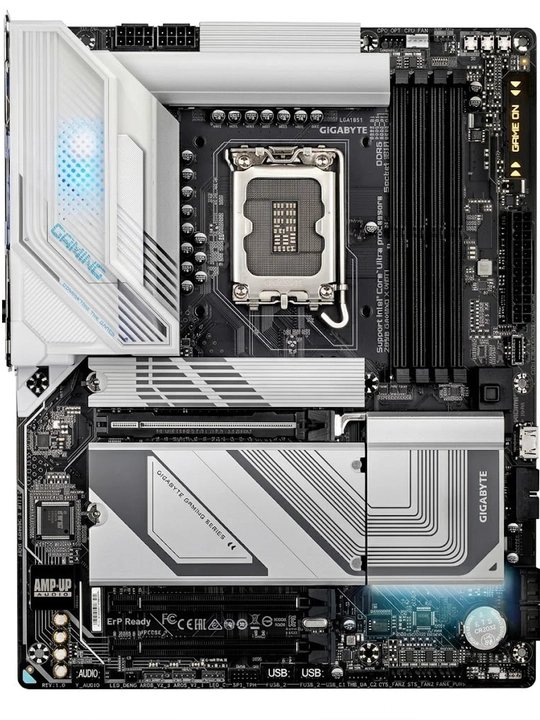 Ona plata GIGABYTE Z890 GAMING X WIFI7, LGA 1851, DDR5, PCIe 5.0, Wi-Fi 7, USB4, ATX
