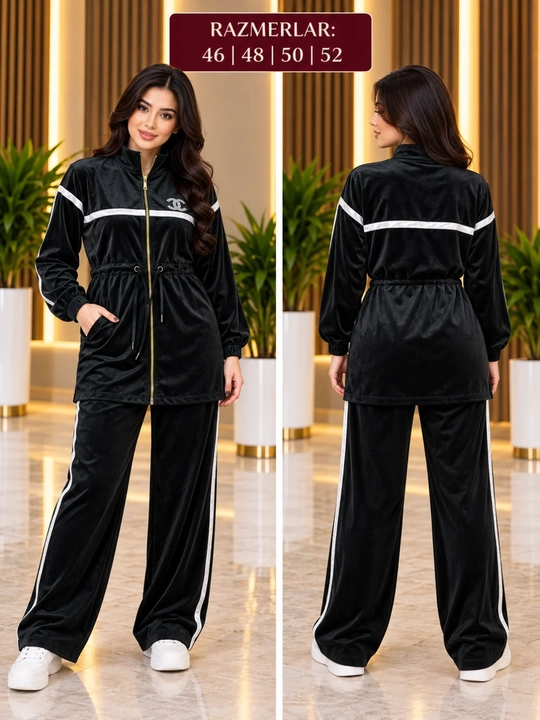 Ayollar uchun zamonaviy ikki qismli kiyim - 