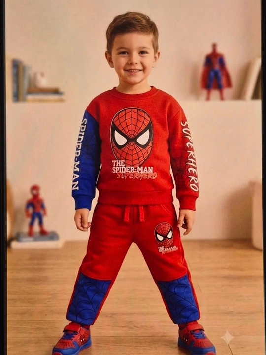 Детский костюм Spider-Man для мальчика, свитшот и штаны, 2–5 лет