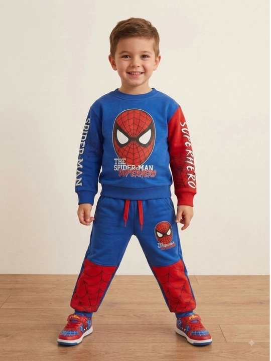 Детский костюм Spider-Man для мальчика, свитшот и штаны, 2–5 лет