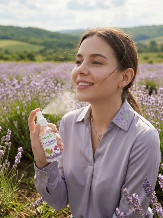 Mehrigiyo Lavanda Aroma-Life tabiiy gidrolat sprey, yuz va badan uchun tonik, 100 ml