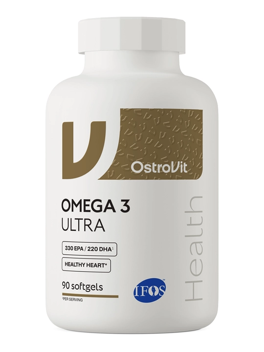 Рыбий жир OstroVit Ultra Омега 3 1000 мг, 90 капсул