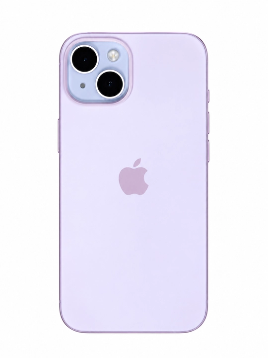 Apple iPhone 15 uchun silikon, nafis pushti rangli g‘ilof - 