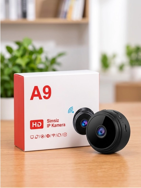 Mini Wi-Fi kamera A9: akkumulyator va taglikka ega simsiz IP-kamera - 