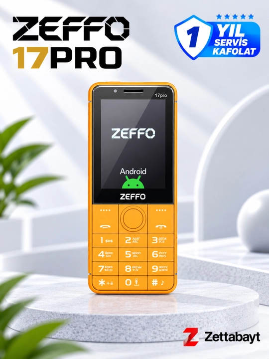 Смартфон Zeffo 17 Pro, Android, Play Market, Telegram, Instagram, YouTube, сенсорный