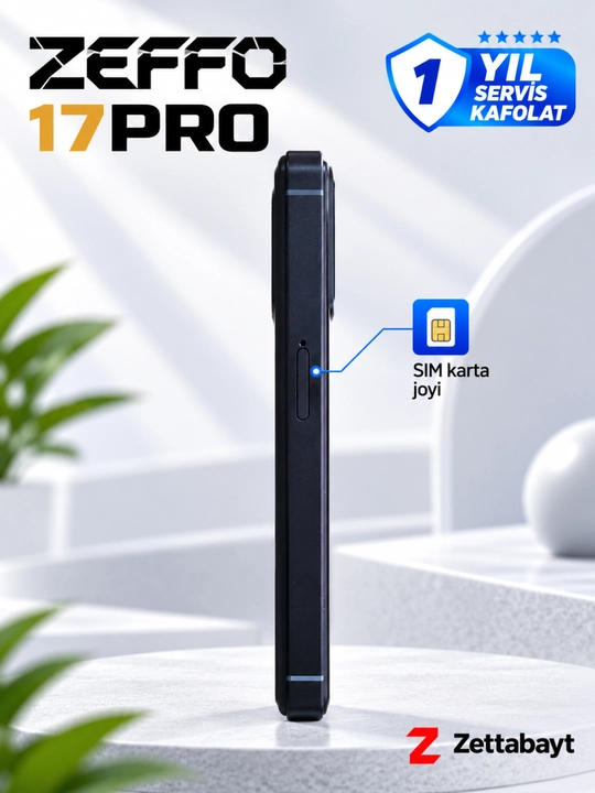 Смартфон Zeffo 17 Pro, Android, Play Market, Telegram, Instagram, YouTube, сенсорный