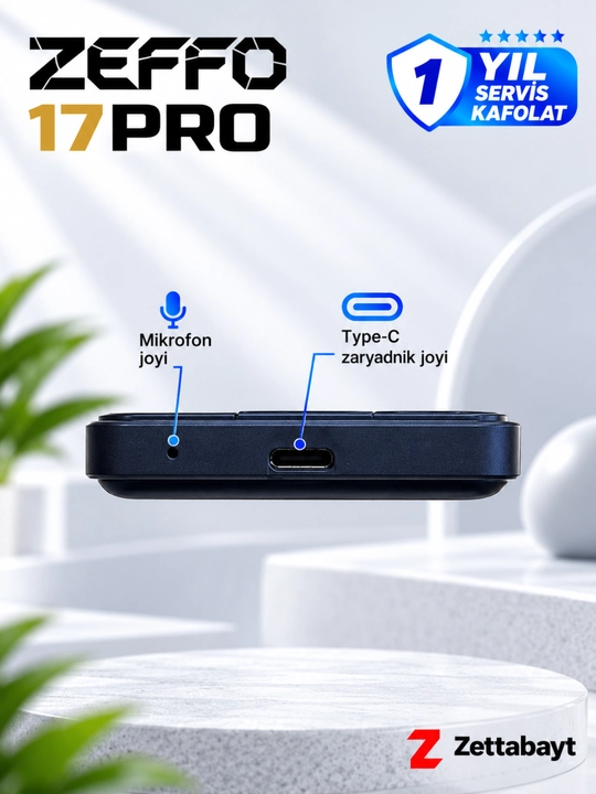 Смартфон Zeffo 17 Pro, Android, Play Market, Telegram, Instagram, YouTube, сенсорный