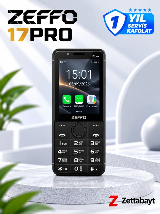 Смартфон Zeffo 17 Pro, Android, Play Market, Telegram, Instagram, YouTube, сенсорный