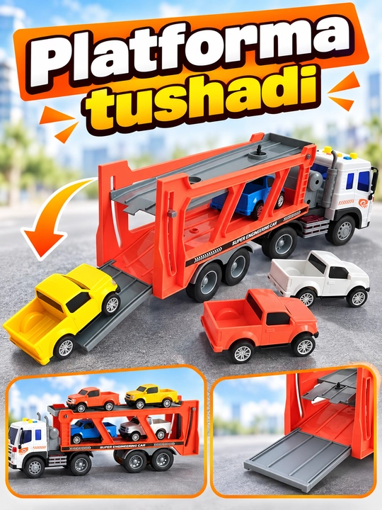Игрушечный служебный транспорт для детей, машинки и спецтехника