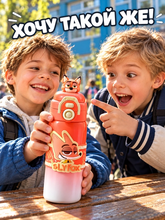 “Zootopia” Slyfox Nick Wilde termokrujkasi, 500 ml