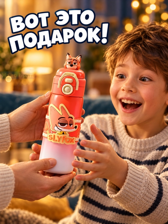 “Zootopia” Slyfox Nick Wilde termokrujkasi, 500 ml