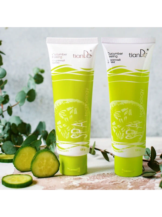 Огуречный отбеливающий пилинг  tianDe  SPA technology