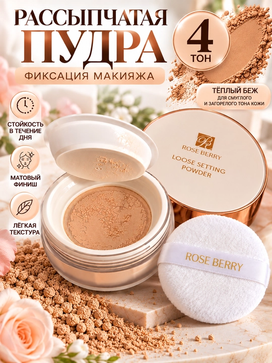 Makiyaj uchun upa, professional upa matli, maydalangan upa yuz uchun - 