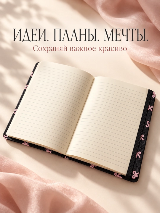 Bantikli yozuv daftari, chiziqli, rezinkali, 215 × 155 mm