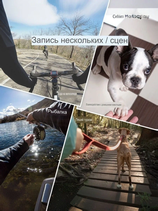 Держатель телефона на шею, шейный штатив 360°, для съемки видео, влогов, селфи и POV кадра
