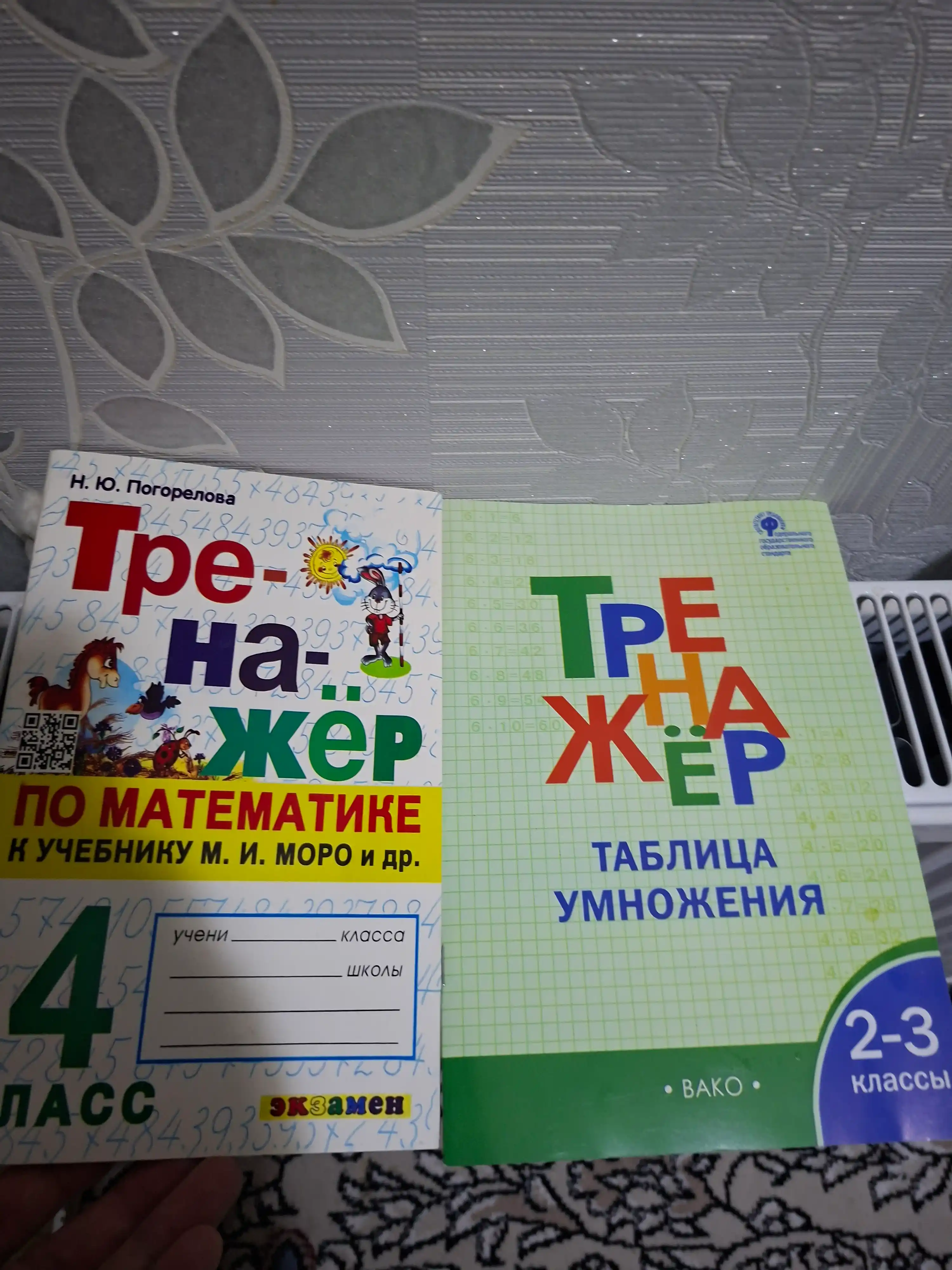 Trenazhor po matematike, tablitsa umnozheniya, 2 - 3 klassy