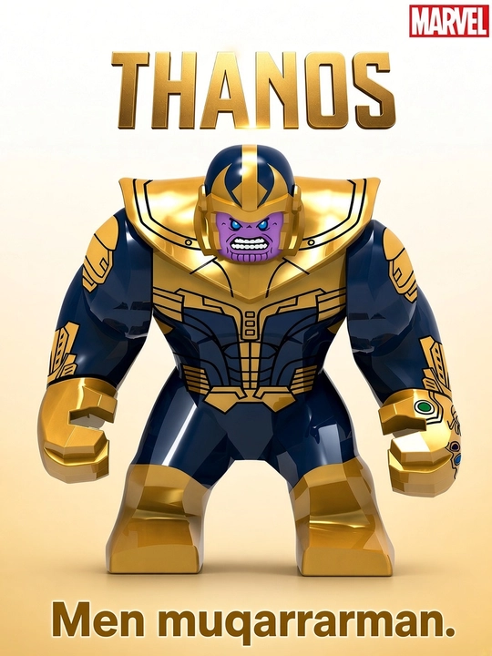 LEGO mini-figuralar, Marvel, Ds, Naruto, o‘yinchoqlar, bolalar tovarlar, 3D konstruktorlar - 