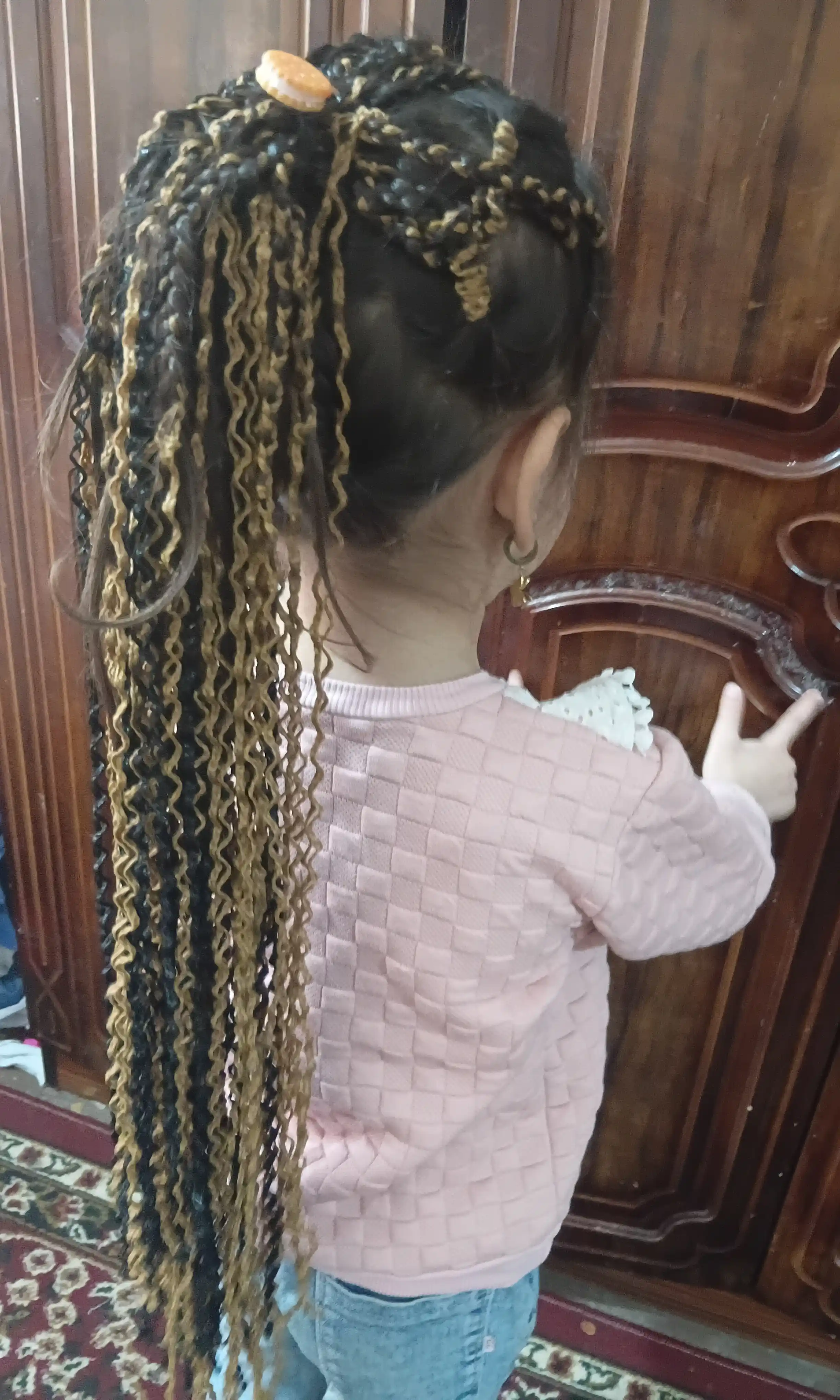 Makaron ipli Braid soch to'plami zizi gafri ipli soch 55-60 tagacha+MAXSUS SOʻVGʻASI BILAN