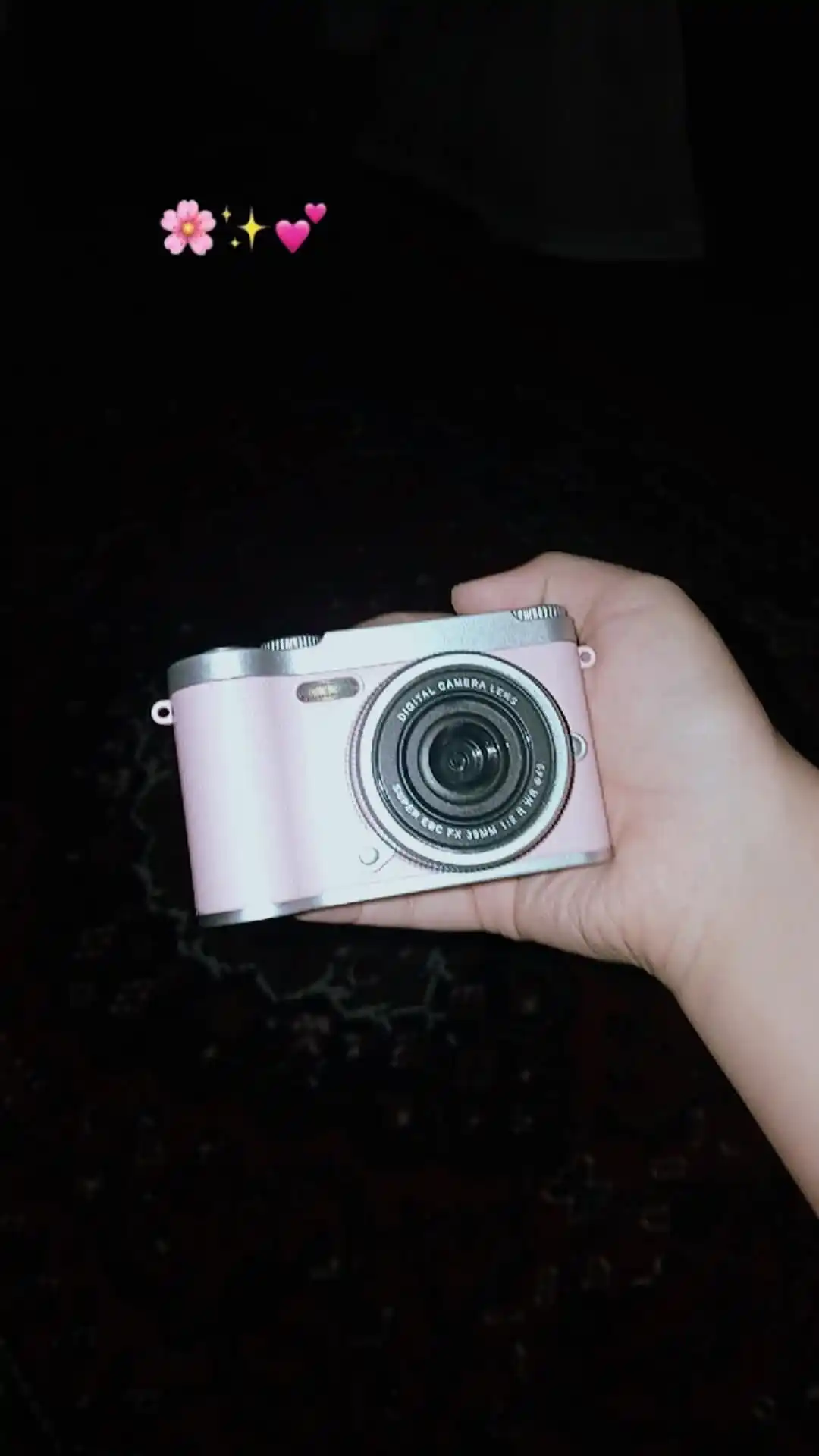 Raqamli retro fotoapparat, ixcham kamera, 512 GB xotira kartasi bilan