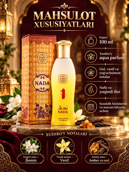 Духи для женщина Zahra 100 мл