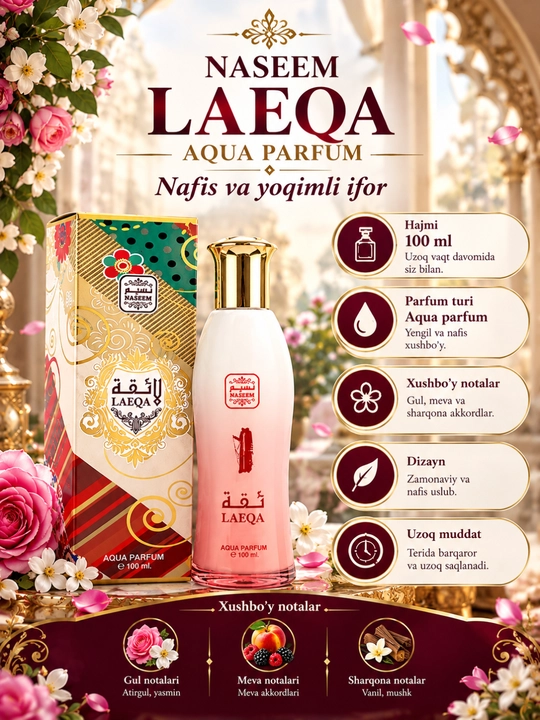 Духи для женщина Zahra 100 мл
