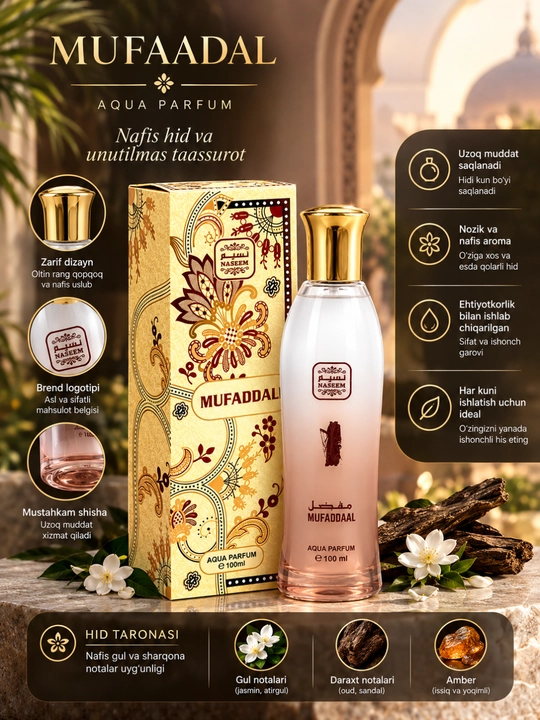 Ayollar uchun atirlar Zahra 100 ml