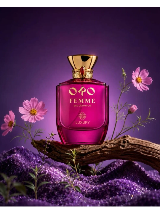 Женский парфюм Oro Femme Luxury Perfumes, 100 мл, фруктово-цветочный аромат