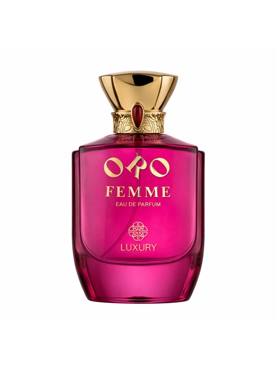 Женский парфюм Oro Femme Luxury Perfumes, 100 мл, фруктово-цветочный аромат