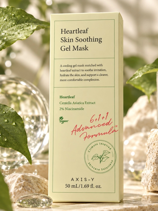 Tinchlantiruvchi gel niqob-AXIS-Y Heartleaf Skin Soothing Gel Mask