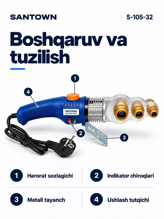 Quvurlarni payvandlash apparati