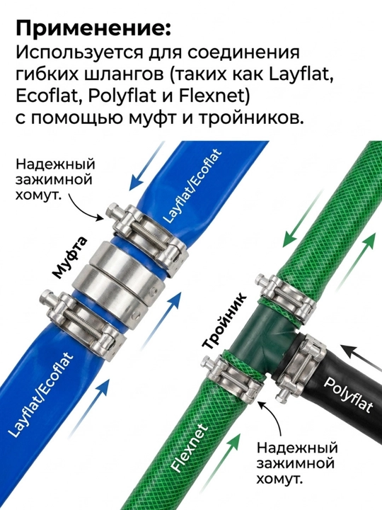Yuqori mustahkamlikdagi bir boltli xomut, zanglamaydigan xamut, o‘lchamlari 29–121 mm