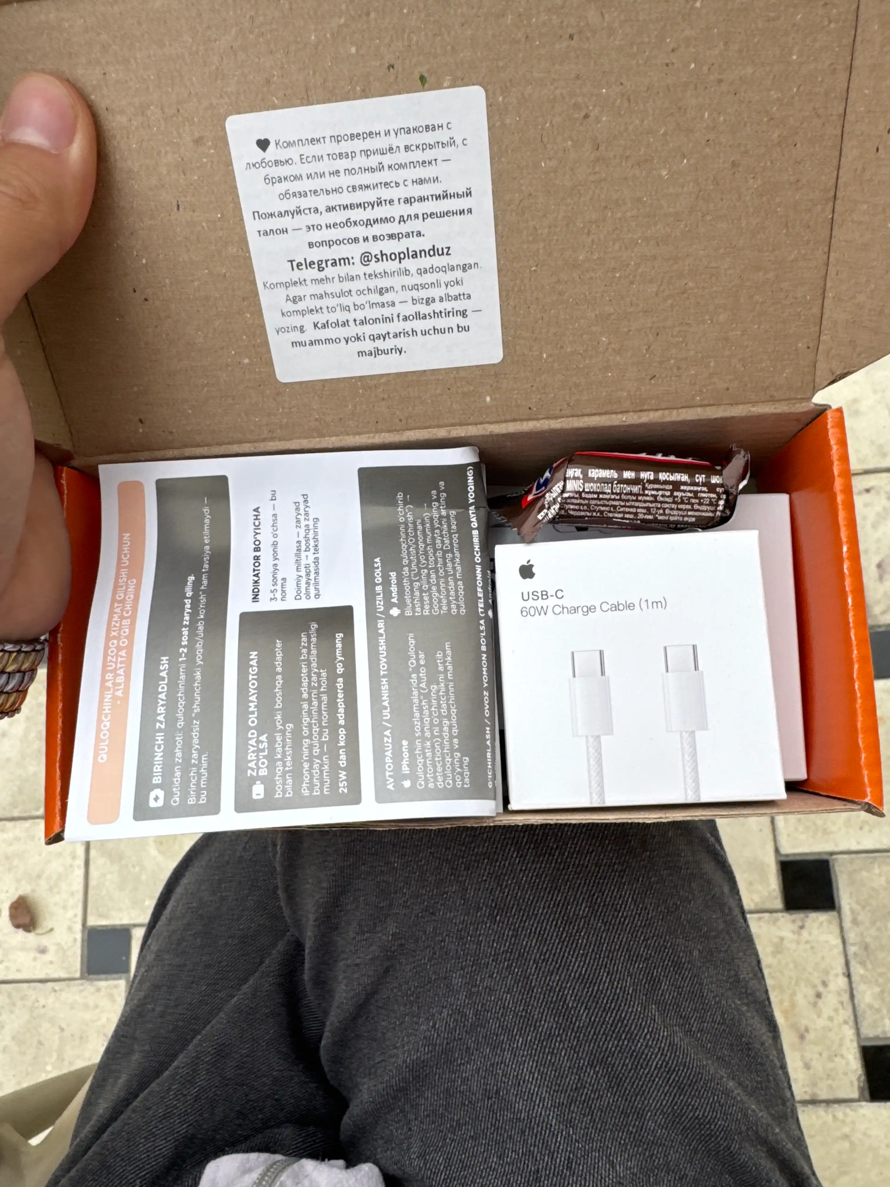 Simsiz quloqchinlar Pods 4 ANC , iPhone va Android uchun naushnik 4ta sovg'a