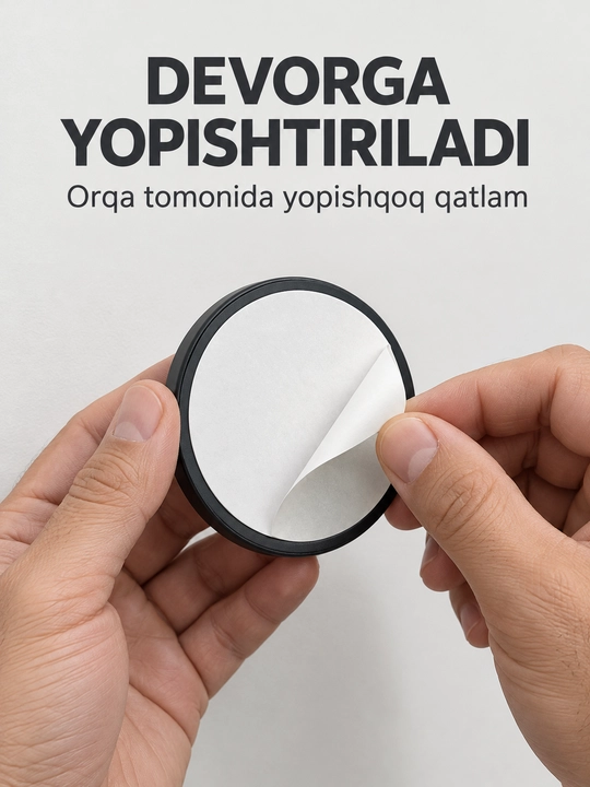 Devorga o‘rnatiladigan magnit tutqichli uzun poyabzal shoxchasi, 70 sm